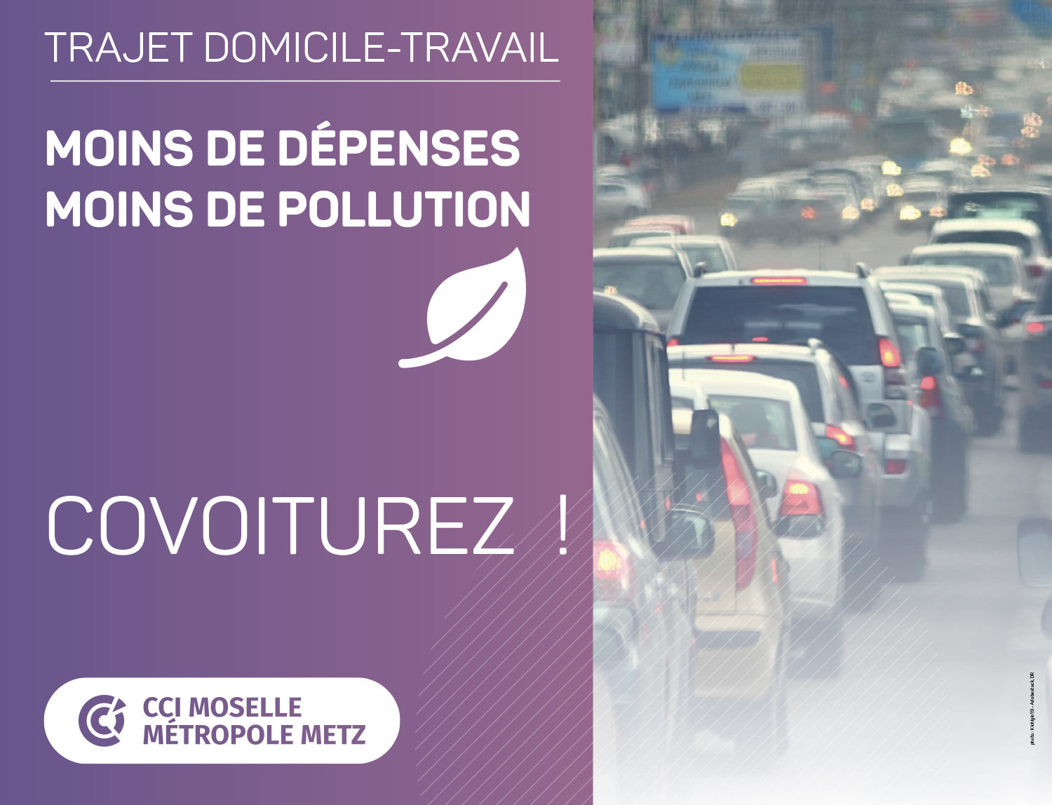 moins de pollution avec le covoiturage