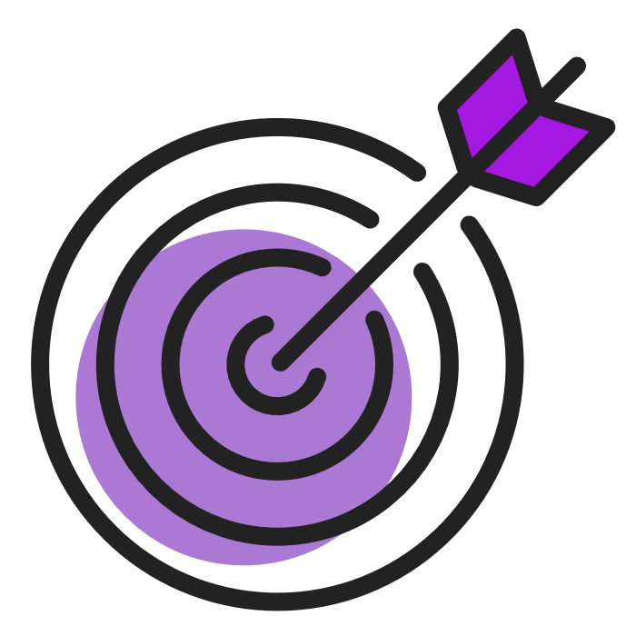 cible violet